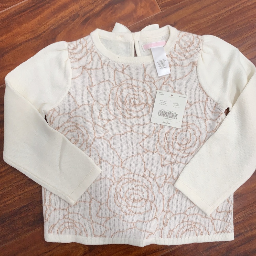 Janie and Jack rose sweaters